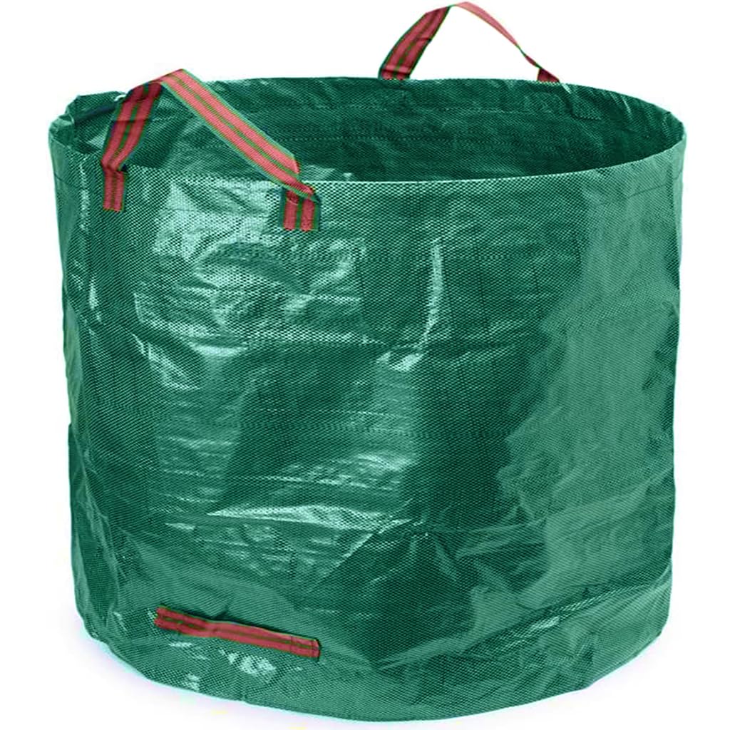 HASTHIP Heavy Duty Garden Waste Bag, 300L Reusable Leaf & Yard Trash Container, 80 Gallon PP Yard Debris Bag with Reinforced Handles for Lawn, Garden Tool Storage & Organic Waste Collection HASTHIP Heavy Duty Garden Waste Bag, 300L Reusable Leaf & Yard Trash Container, 80 Gallon PP Yard Debris Bag with Reinforced Handles for Lawn, Garden Tool Storage & Organic Waste Collection
